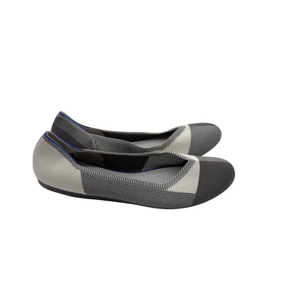 Rothy’s The Flat Captoe Dove‎ Light Grey Women’s Size 11 - Picture 3 of 6